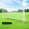 F2C Soccer Net 12 x 6 Soccer Goal for Backyard, Steel Frame for Kids, Adult Portable Shooting Training Aid with Carry Bag,Gro