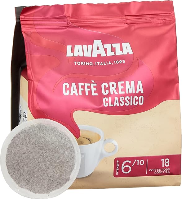 Lavazza Kaffee Pads - Classico - 180 padów - opakowanie 10 sztuk (10 x 125 g)
