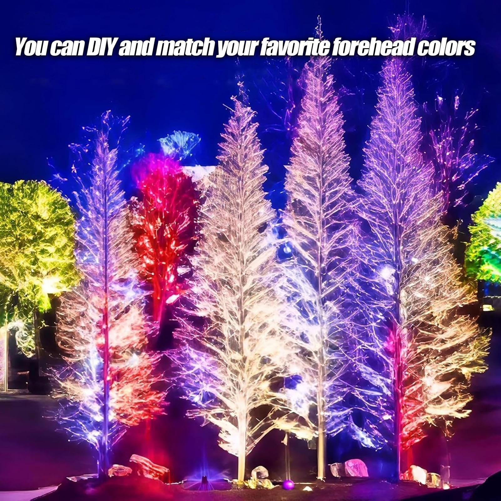 Luci per palme esterno, luci paesaggistiche a led, luce per albero anello
