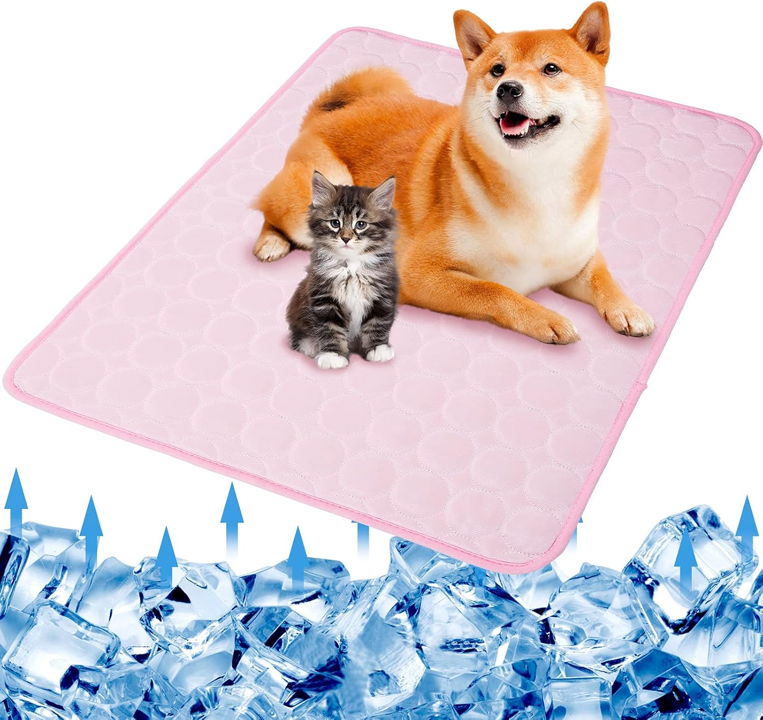 Dog Cooling Mat Pet Cooling Mat Cooling Pad for Sleeping Cooling Pad