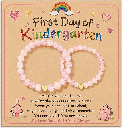 Mother Daughter First Day of School Bracelet
