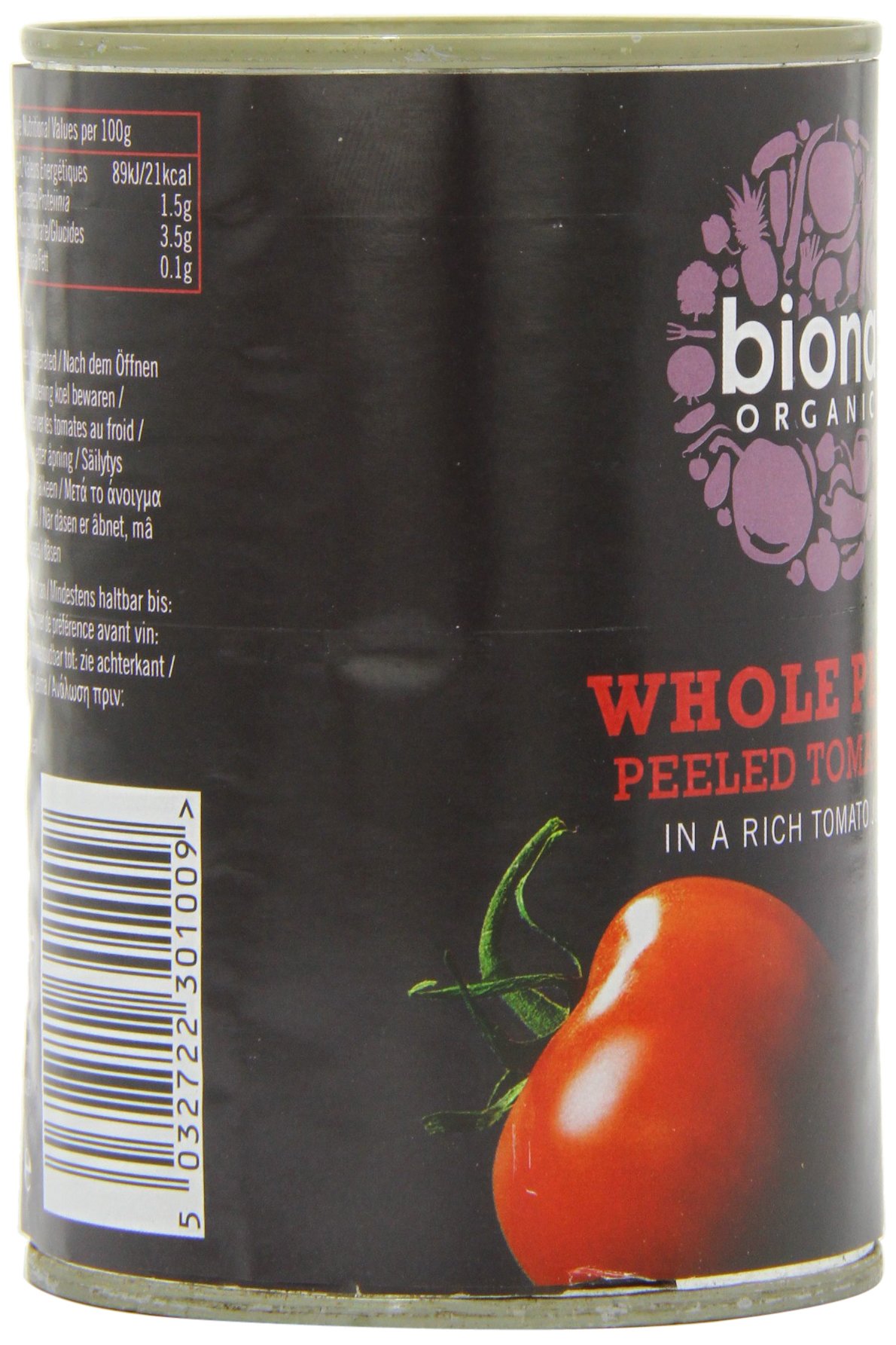 Tomaten aus biologischem Anbau, 400 g, 6 Stück