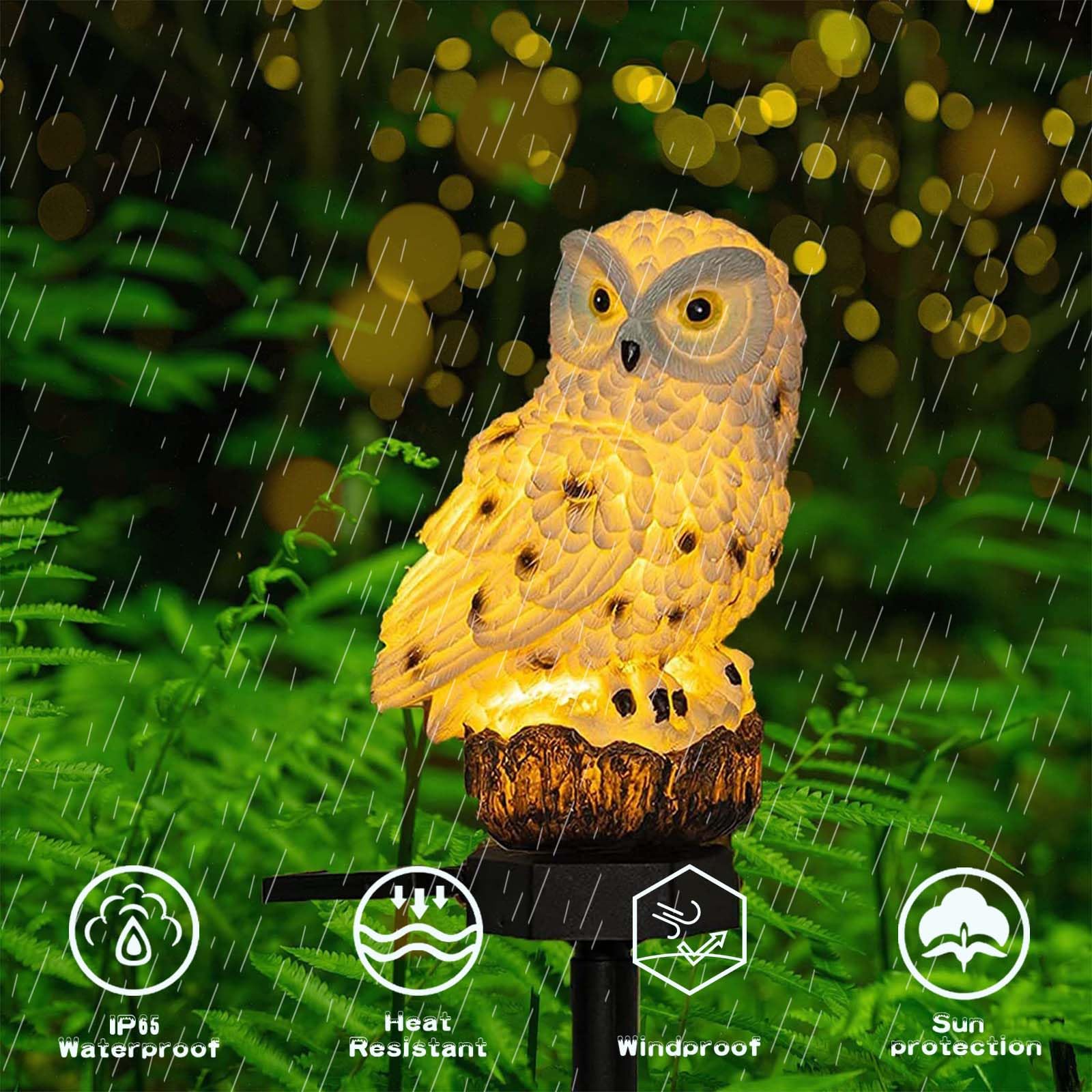 Kitnish Eagle Solar Garden Lights - Outdoor Decor with LED Path