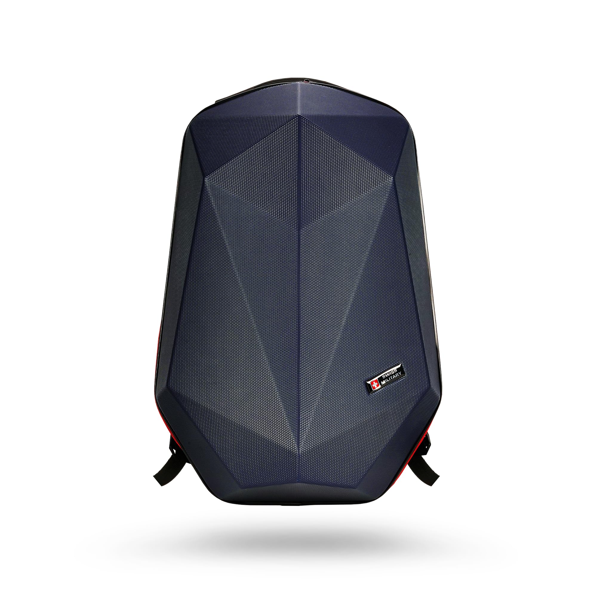 Swiss Military Hard Shell Laptop Backpack, Travel Backpack, Bagpacker Bag for Men, Women, Kids | Diamond Cut ABS Body, Mesh Pockets, Premium Padded Breathable Mesh Back, Blue, 32L, 1 (B0C3MHG797) Amazon Price History, Amazon Price Tracker