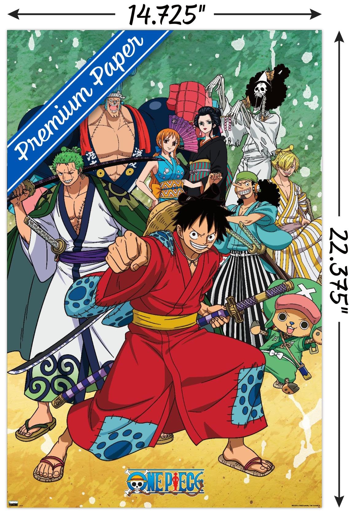Amazon.com: One Piece: Wano Country - Samurai Crew Wall Poster
