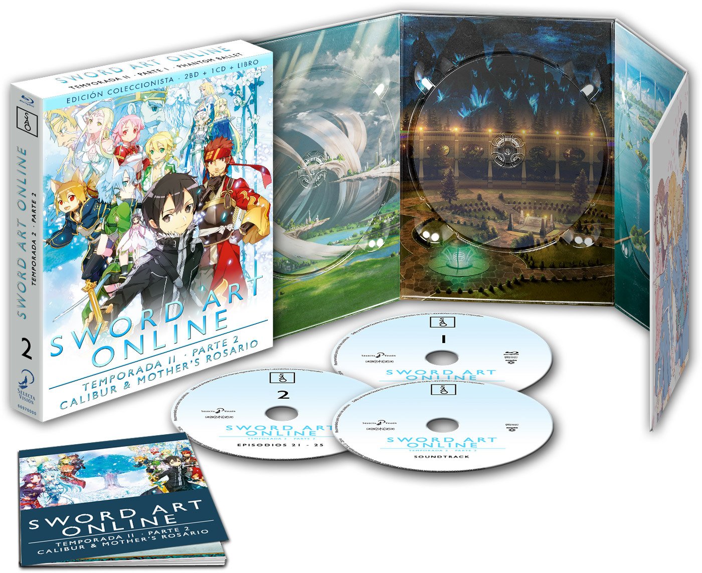 Sword Art Online II Temporada 2 Parte 2 Blu-Ray Regalo Coleccionista Anime