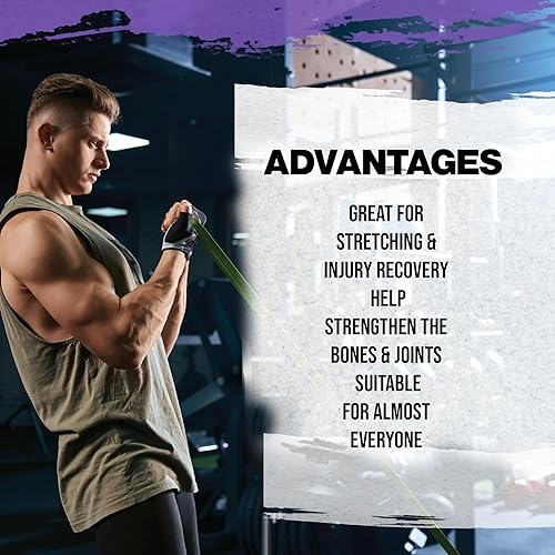 Miniatura 4 de Juego de bandas de resistencia para dominadas, bandas de ejercicio definitivas para hombres y mujeres, potencia tu entrenamiento con elasticidad y