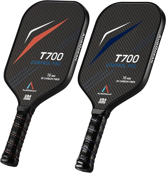 Pickleball Paddles Set of 2,Carbon Pickleball Paddle Set Pr…