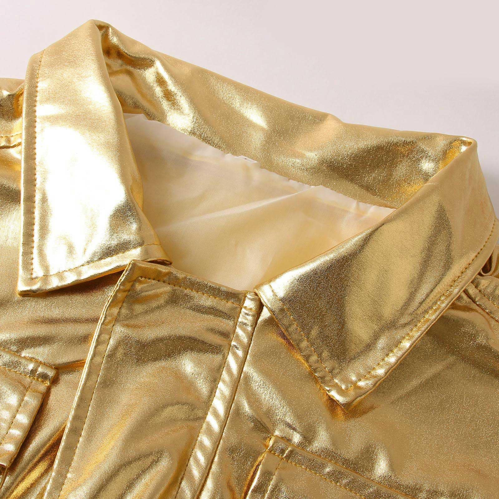 Tuta da Lavoro per Uomo Brillante Abbigliamento da Lavoro Cotte Mecanico Alta Visibilità Tenuta Meccanica Tuta Lavoro per Festa Cocktail Party Clubbing Carnevale
