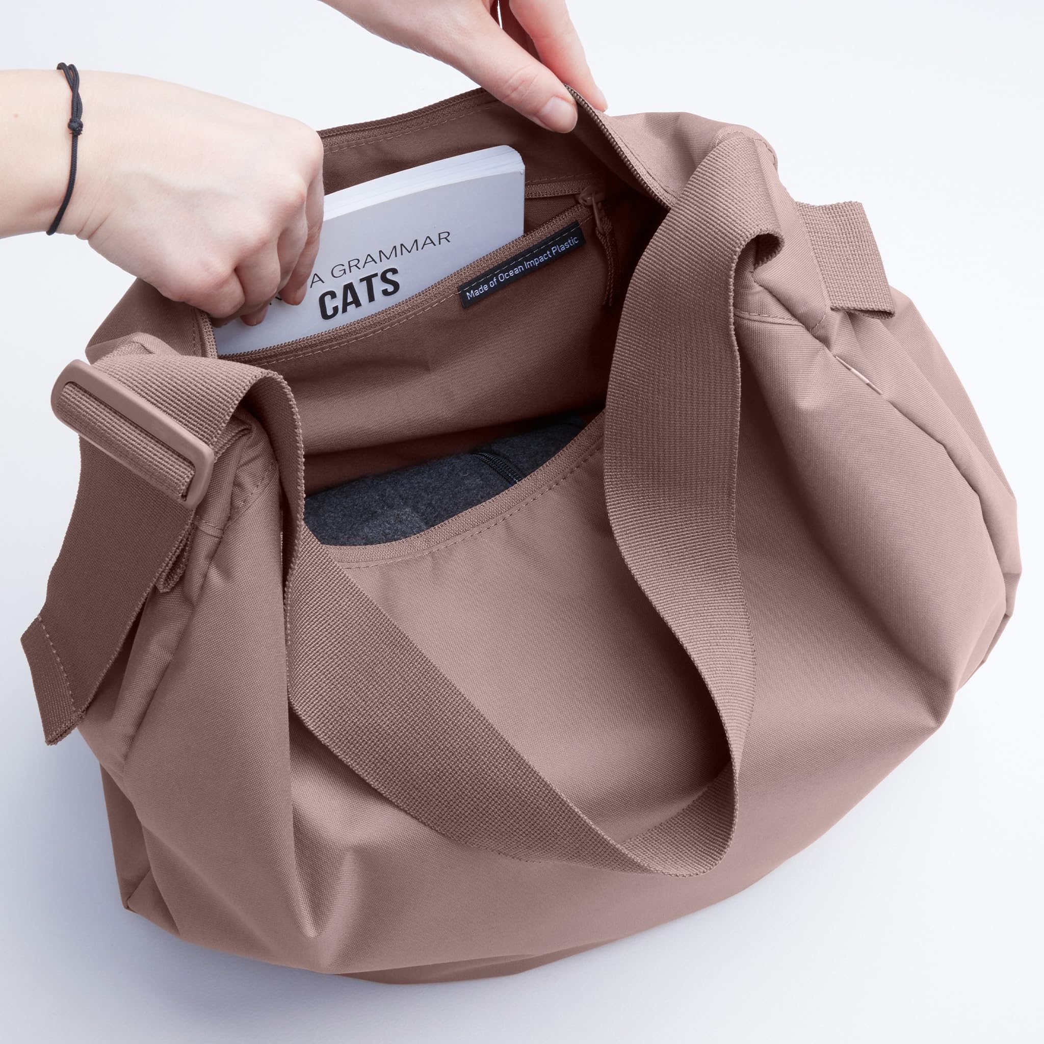 GOT BAG Borsa a Tracolla Curved Bag | Borsa Tote Slouchy Borsa Hobo Borsa Idrorepellente |Elegante Borsa a Spalla con Tracolla Regolabile