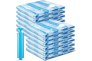 12 Jumbo Vacuum Storage Bags: Optimize Space for Effortless Storage