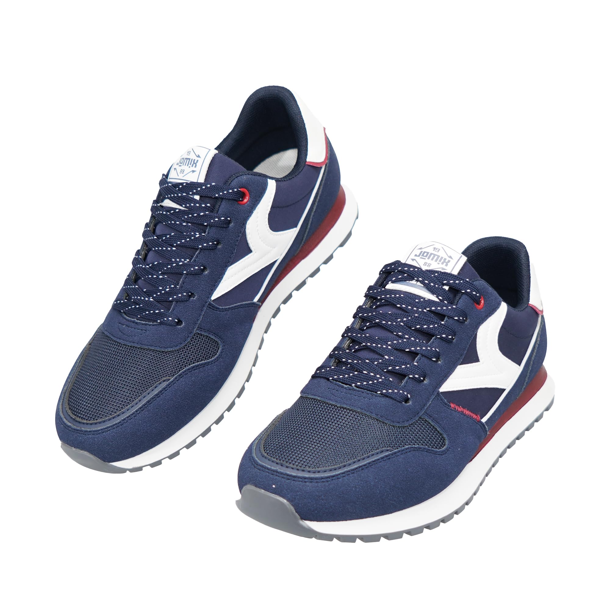 JOMIX Zapatillas Hombre Casual Sneakers Retro Running para Caminar Deporte Gimnasio Zapatos Deportivos Transpirables Ligeros Suela de Goma