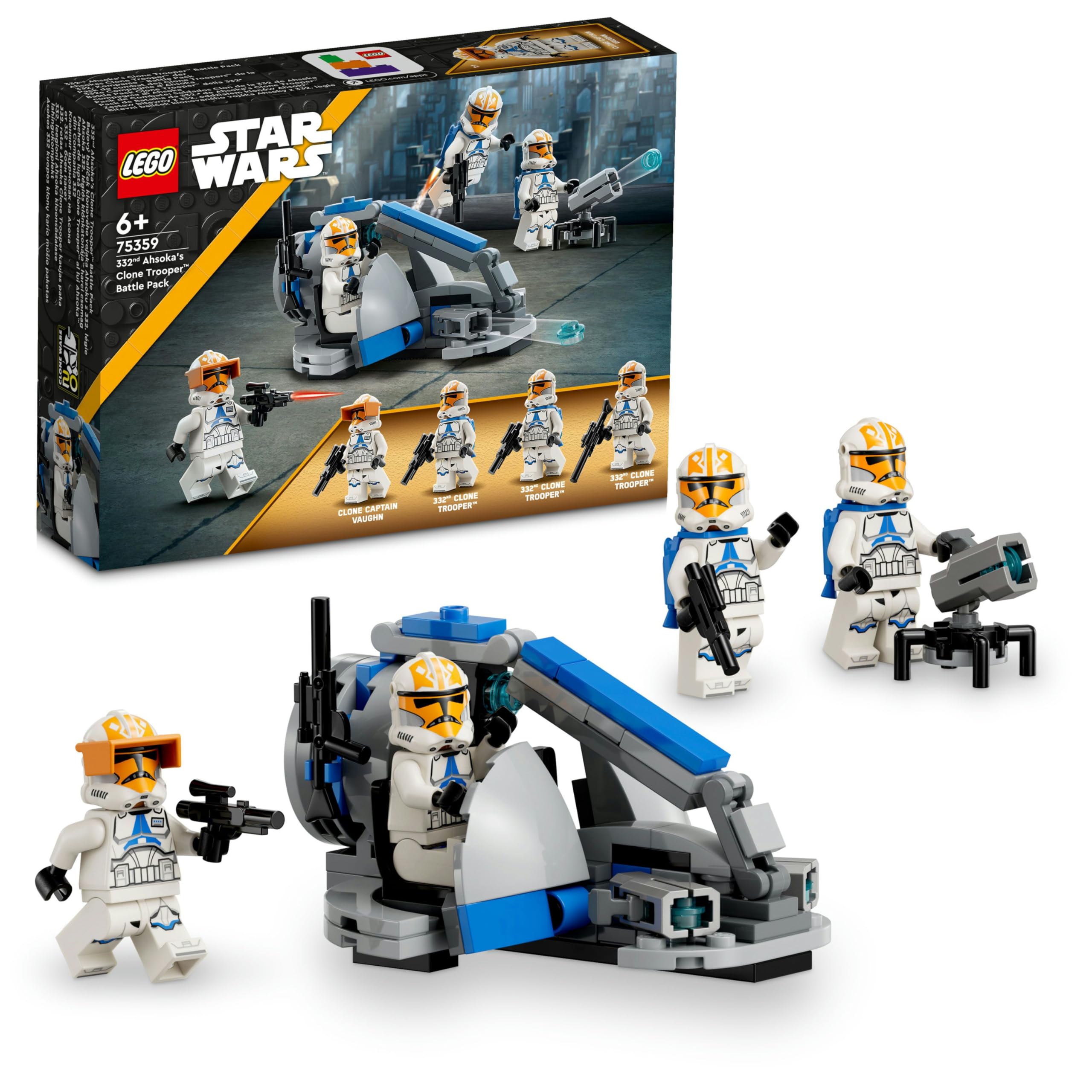 LEGO® Star Wars™ 332. Ahsoka'nın Klon Trooper'ı Savaş Paketi 75359