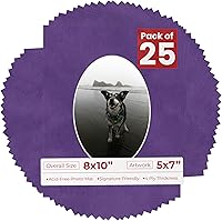 Vista 43 de Tapete de 8 x 10 pulgadas, corte biselado para fotos de 5 x 7 pulgadas, con apertura de tablero de fotos ovalado blanco precortado, sin ácidos, mate