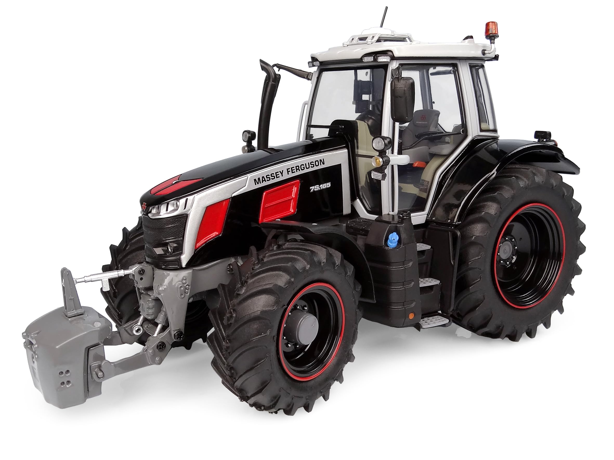 Universal Hobbies Tracteur Miniature Massey Ferguson 7S.165 Rouge et Noir