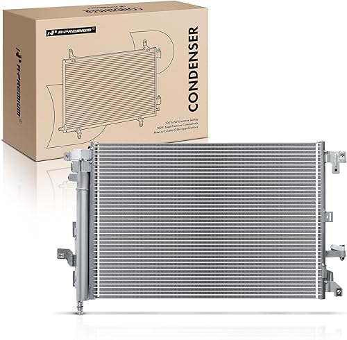 A-Premium Condensador de aire acondicionado compatible con Volvo XC90 2005-2014 2.5L 2.9L 3.2L 4.4L, Reemplazar # 30648955