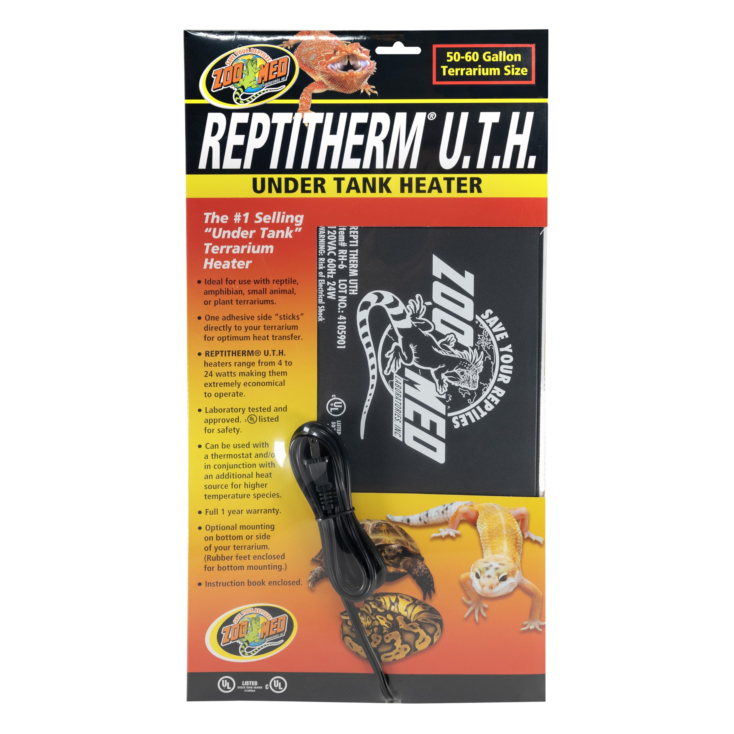 Tappeto Riscaldante 24 Watt (Repti Therm) per terrario – ZOOMED
