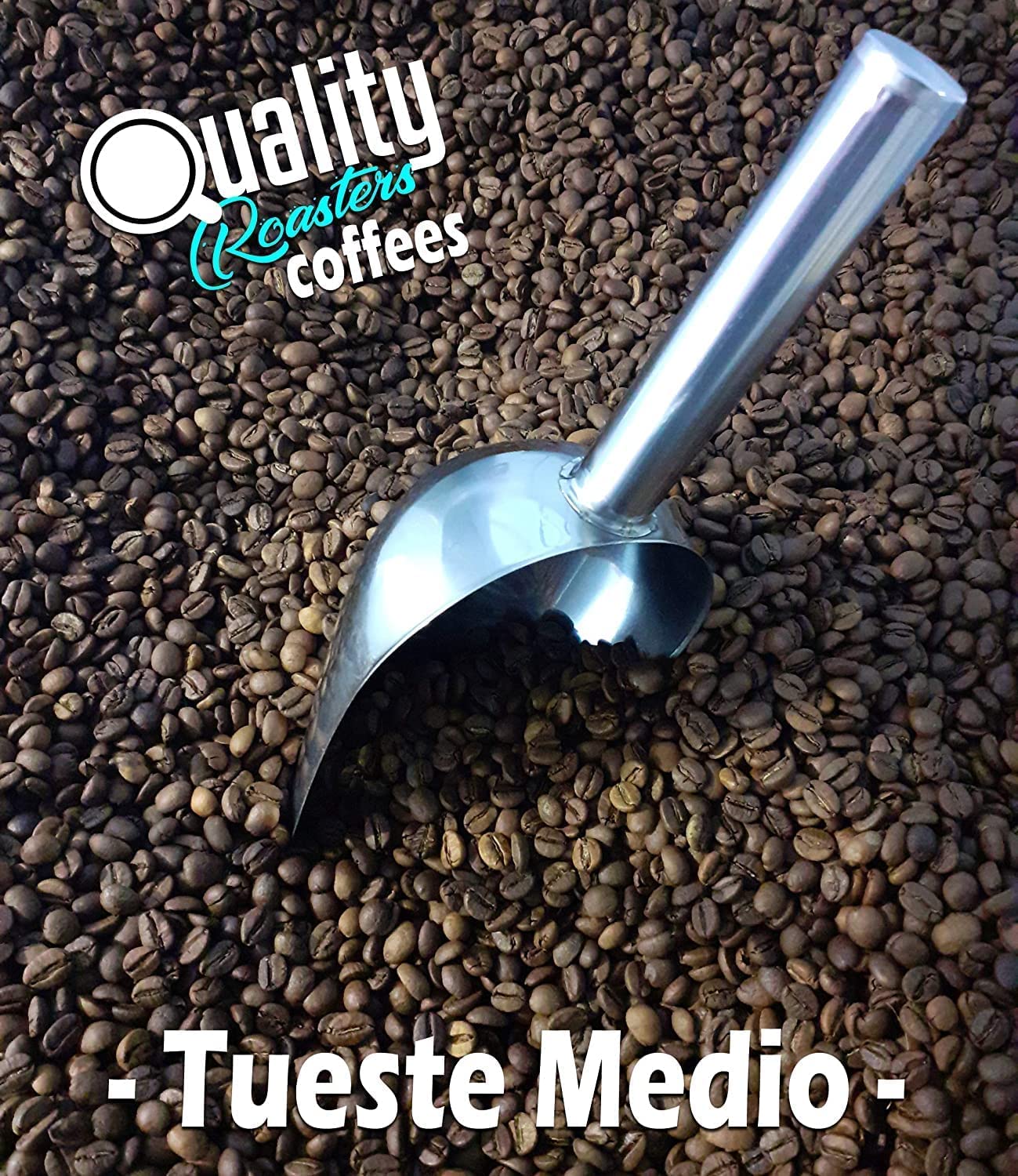 Quality Roasters. Café en grano natural. 100% Arabica. Origen único Brasil. Tostado artesanal. Tueste Medio. (2 Kg, Tostado clásico)