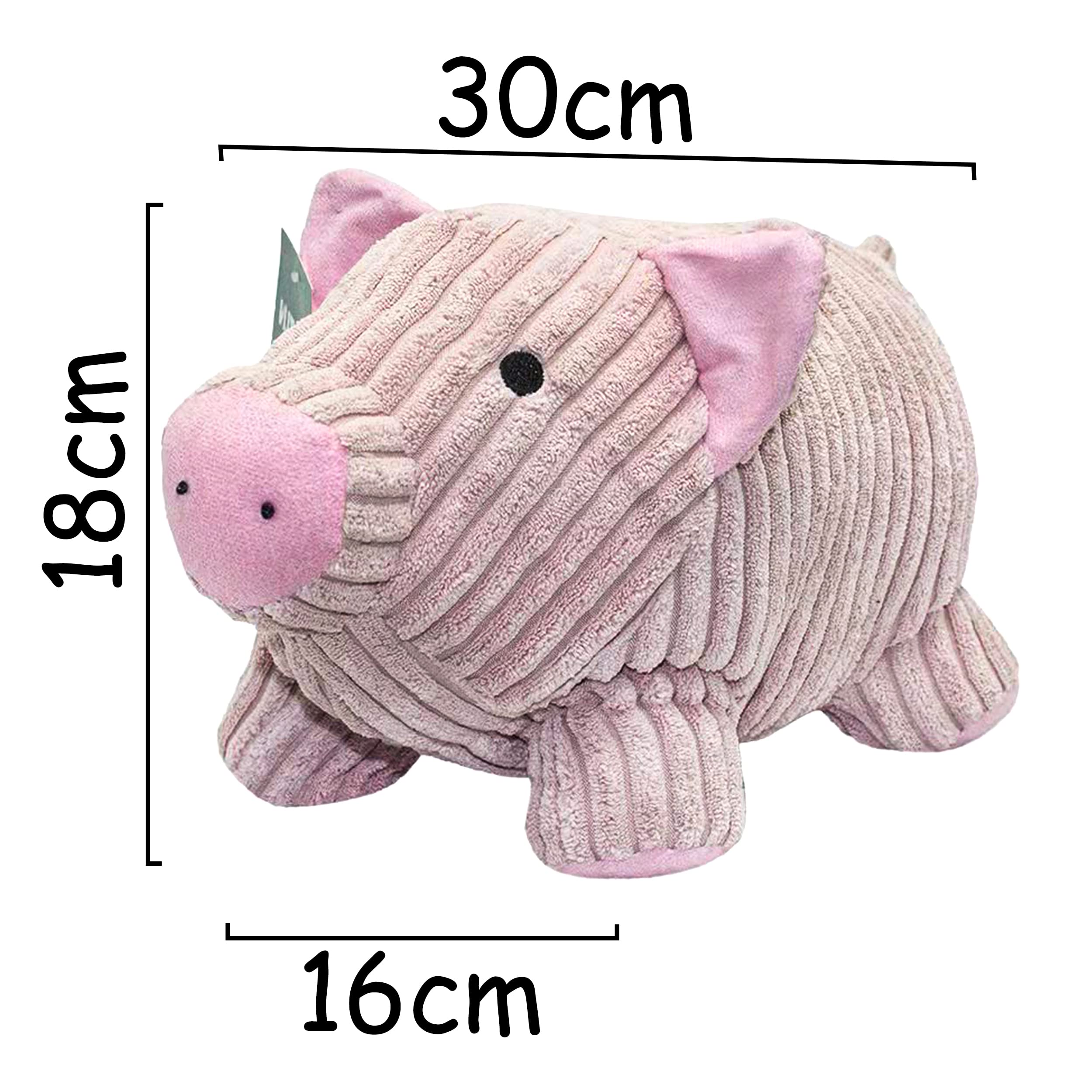 Tope para Puertas Suelo con diseño Animal de Cerdito Feliz como elemento decorativo para la casa. (1 KG, 18x16x30) — view 4