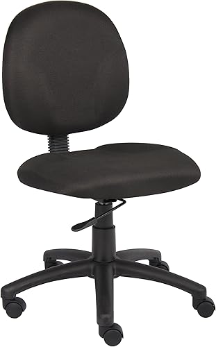 Miniatura 1 de Boss Office Products Silla de trabajo Dimond sin brazos en negro