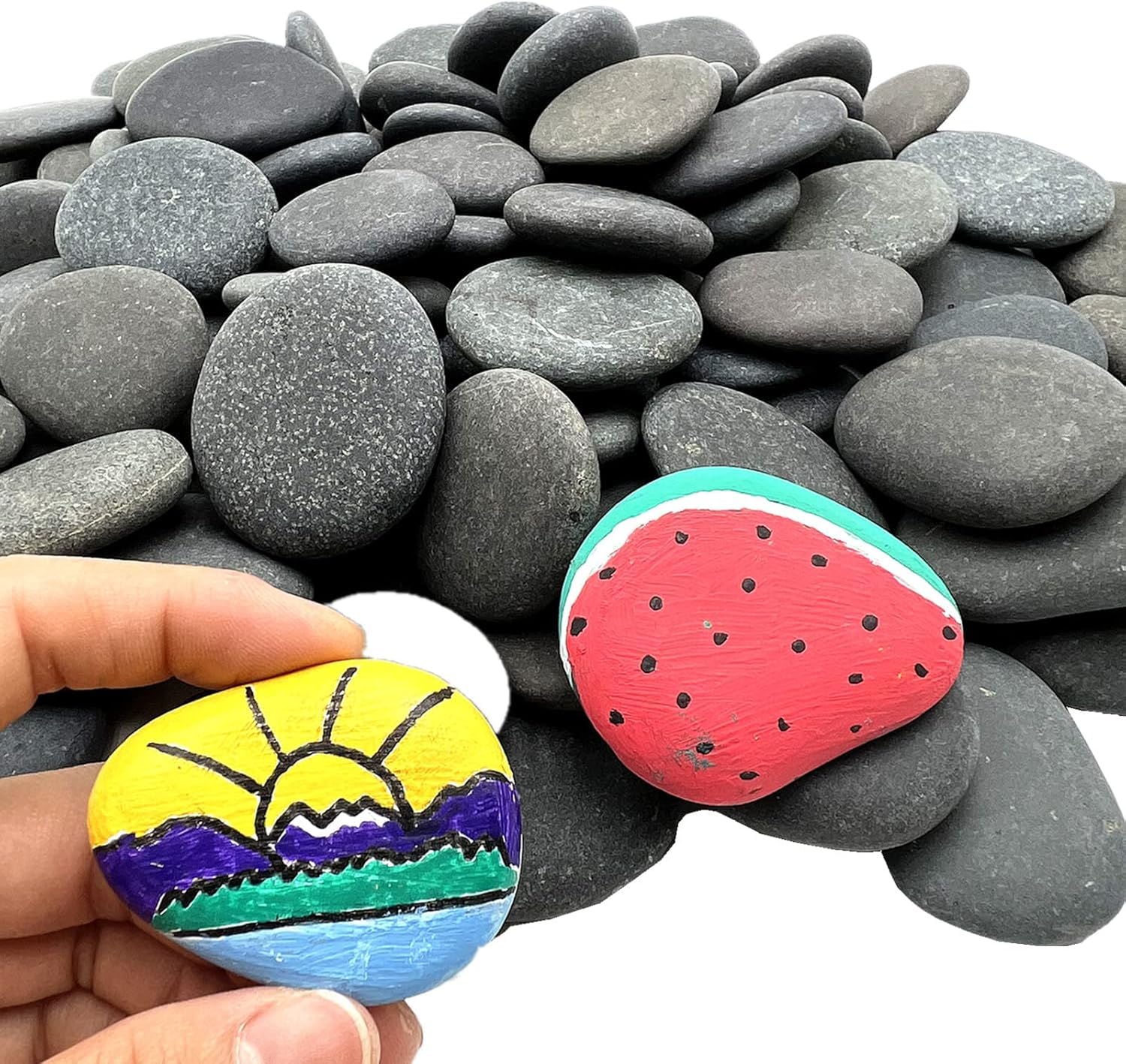 lifetop 120 rocas de pintura, rocas planas y suaves para artes, manualidades, decoración, rocas medianas, pequeñas/pequeñas para pintar, seleccionadas a mano para pintar rocas lifetop 120 rocas de pintura, rocas planas y suaves para artes, manualidades, decoración, rocas medianas, pequeñas/pequeñas para pintar, seleccionadas a mano para pintar rocas