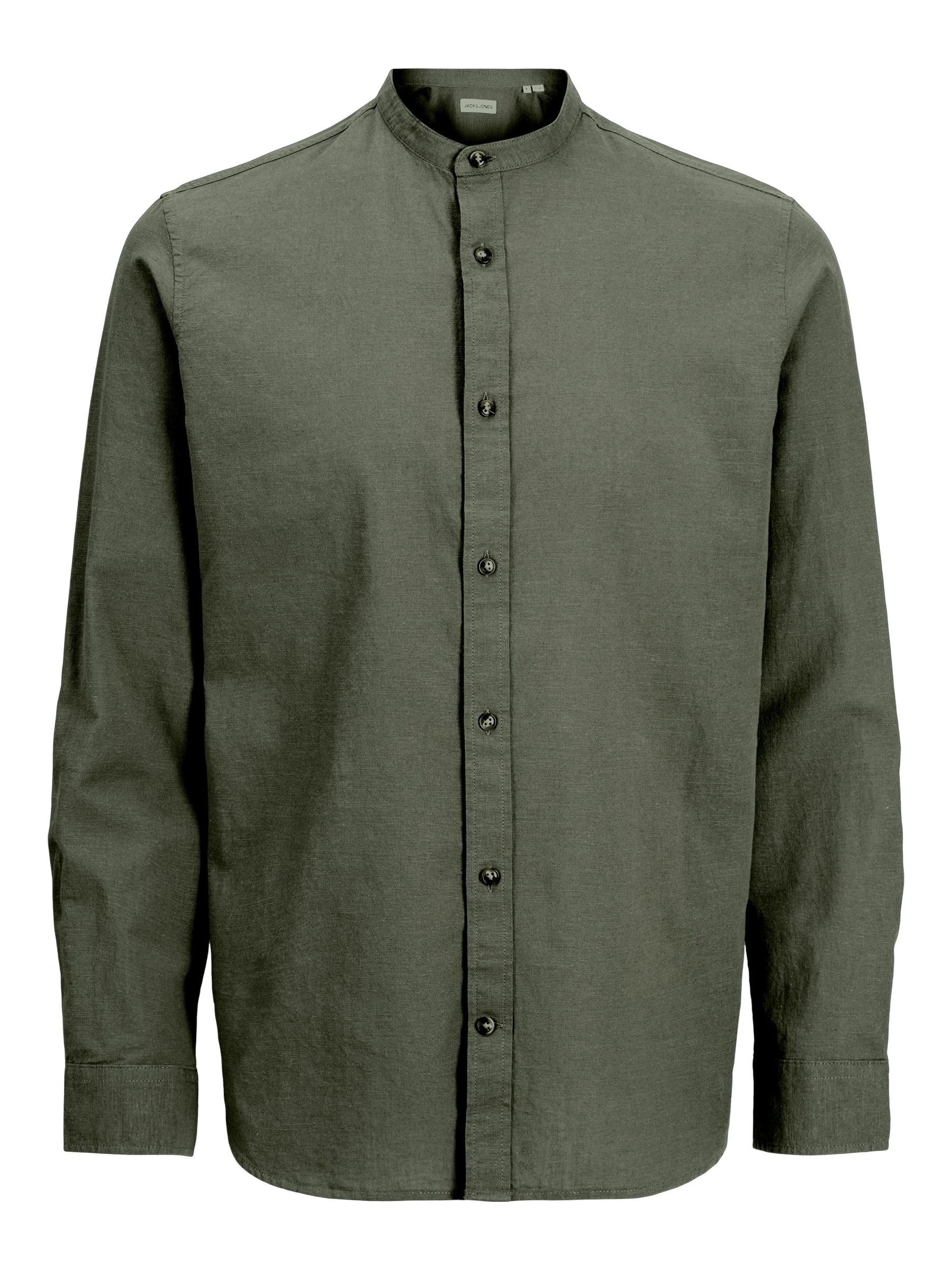 JACK & JONES Jjesummer Band Shirt LS Sn Camisa de Manga Larga Hombre (Pack de 1)