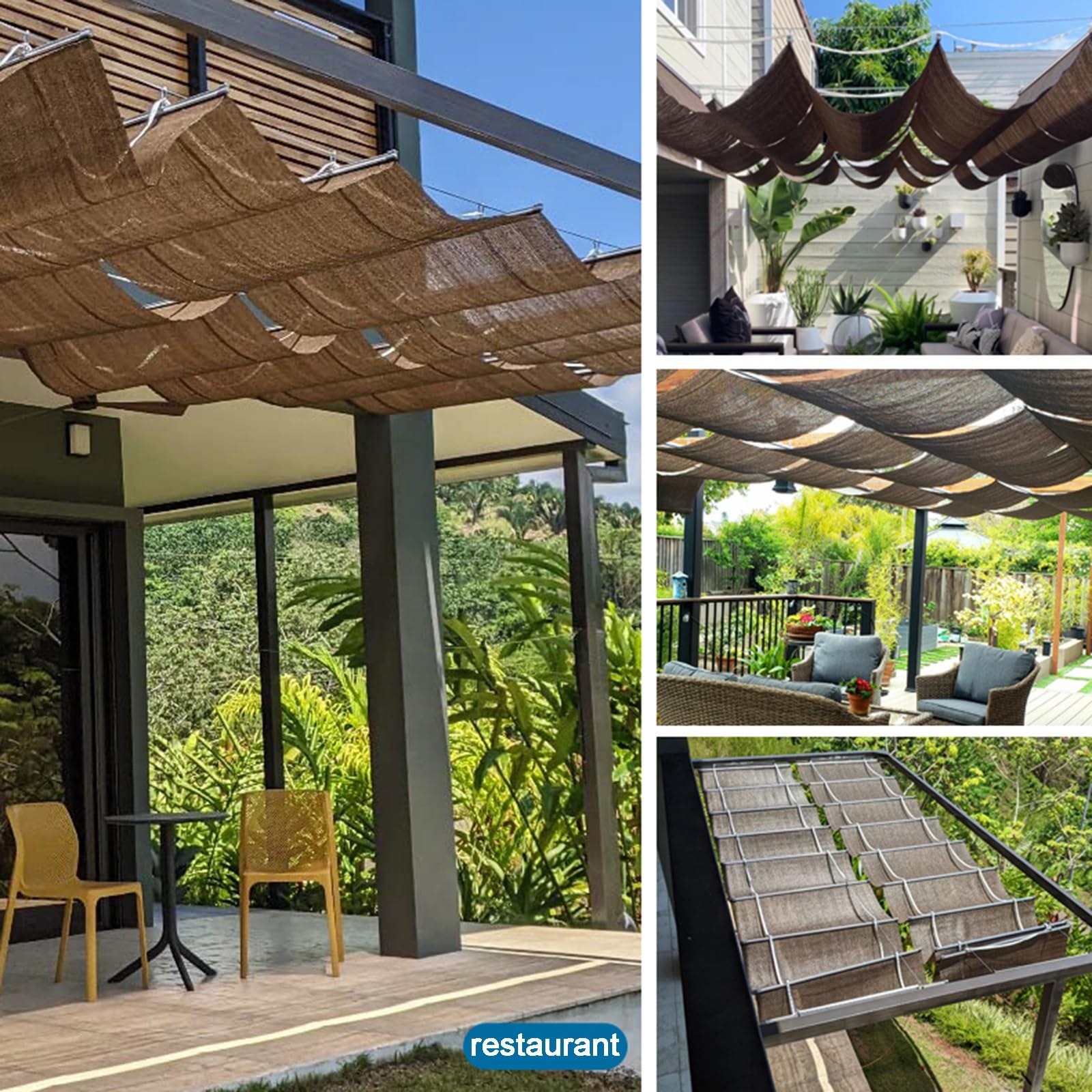 b1 markise CVERTHAF Einziehbares Wellen-Sonnenschutzdach für Terrassendecks und Verandas, U-förmige Sonnenschutznetz-Markise mit flexiblem Schiebedesign (B1,3 x Color:Reflective Dark Gray What is the best Search C Rival XPLR