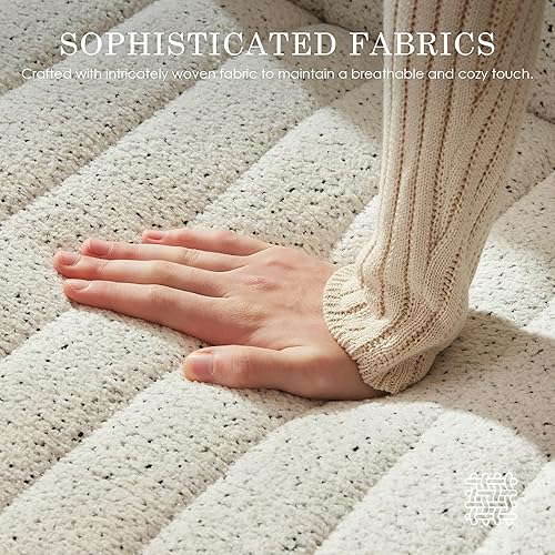 Miniatura 2 de Dowinx Silla cruzada con ruedas, tela preminum y cojín de muelles de bolsillo, silla de computadora giratoria ajustable con asiento ancho, silla de