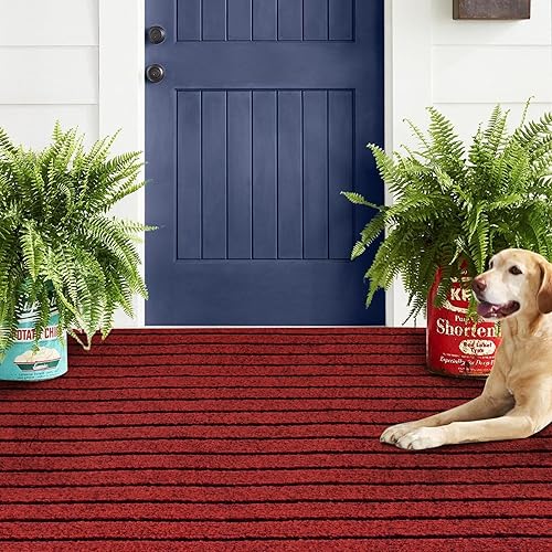 Miniatura 6 de Alfombra de pasillo de 3 x 15 pies, para interiores y exteriores, tamaños personalizados, con respaldo de goma antideslizante, alfombras