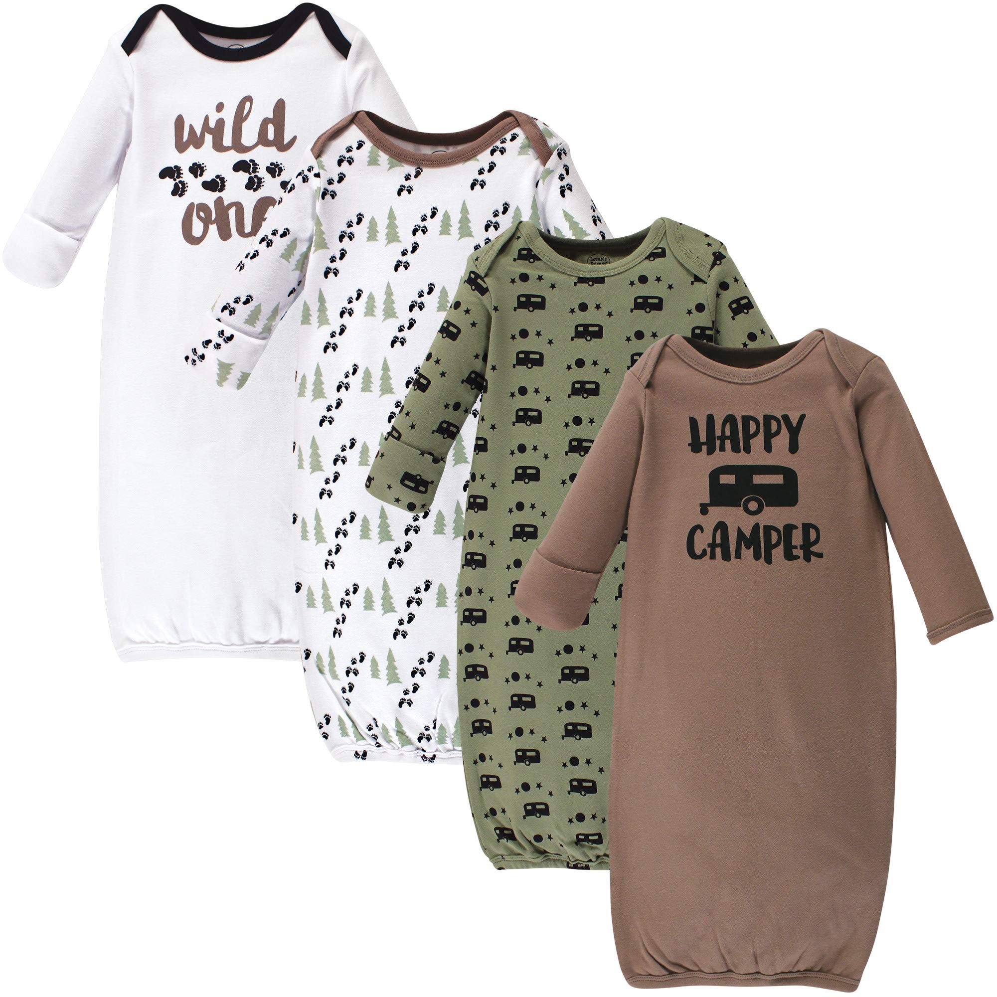 Luvable Friends Baby Cotton Gowns