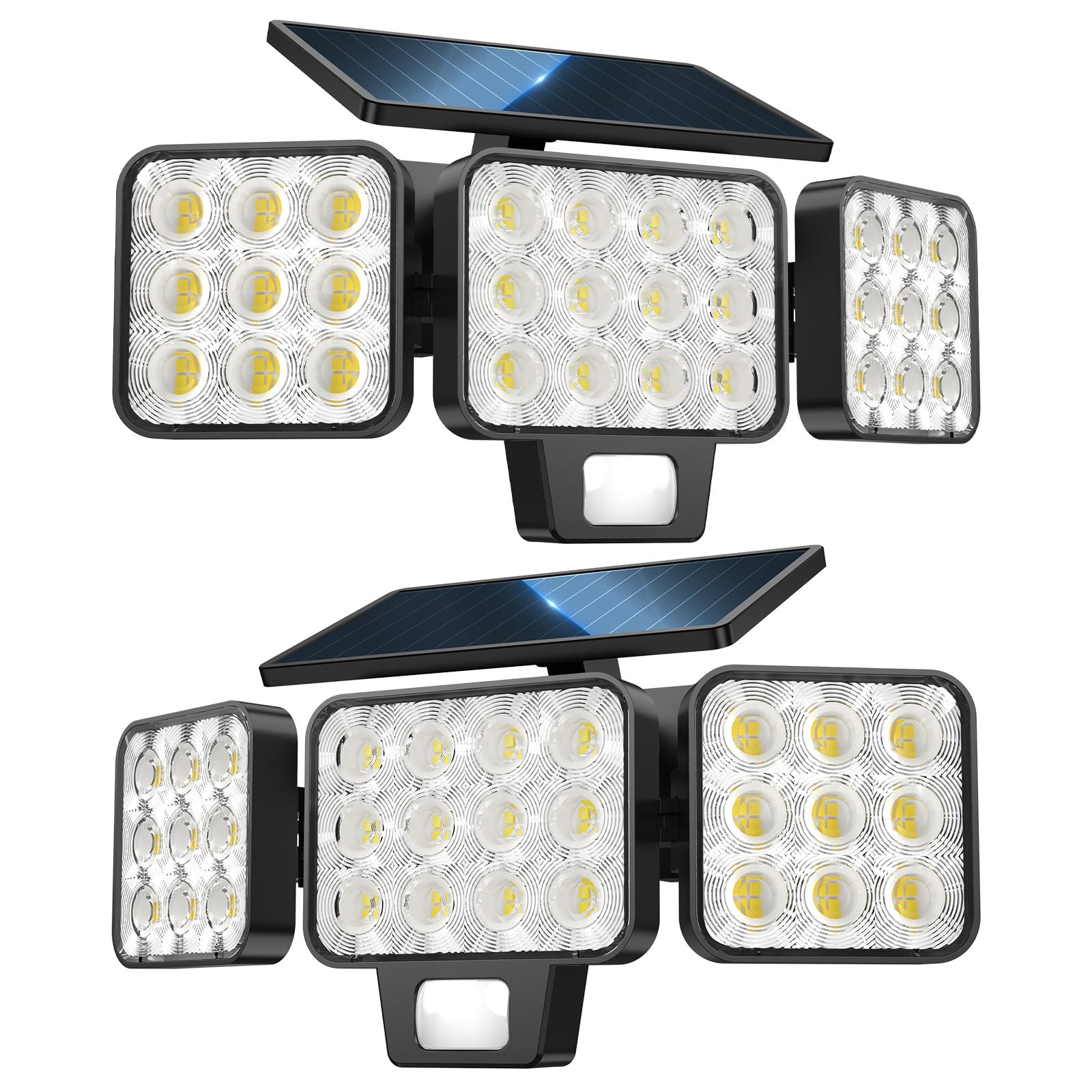 GEARLITE Solar Security Lights Outdoor Motion Sensor, 3500 LM Solar Lights Outdoor Garden with 270° Wide Illumination Angle