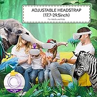 Vista 6 de EasySMX Q20 Headset Strap for Quest 2 - Accessories for Quest 2 - Lite Design for Improved Comfort Support, Heat Dissipating Materials, Rebust Side