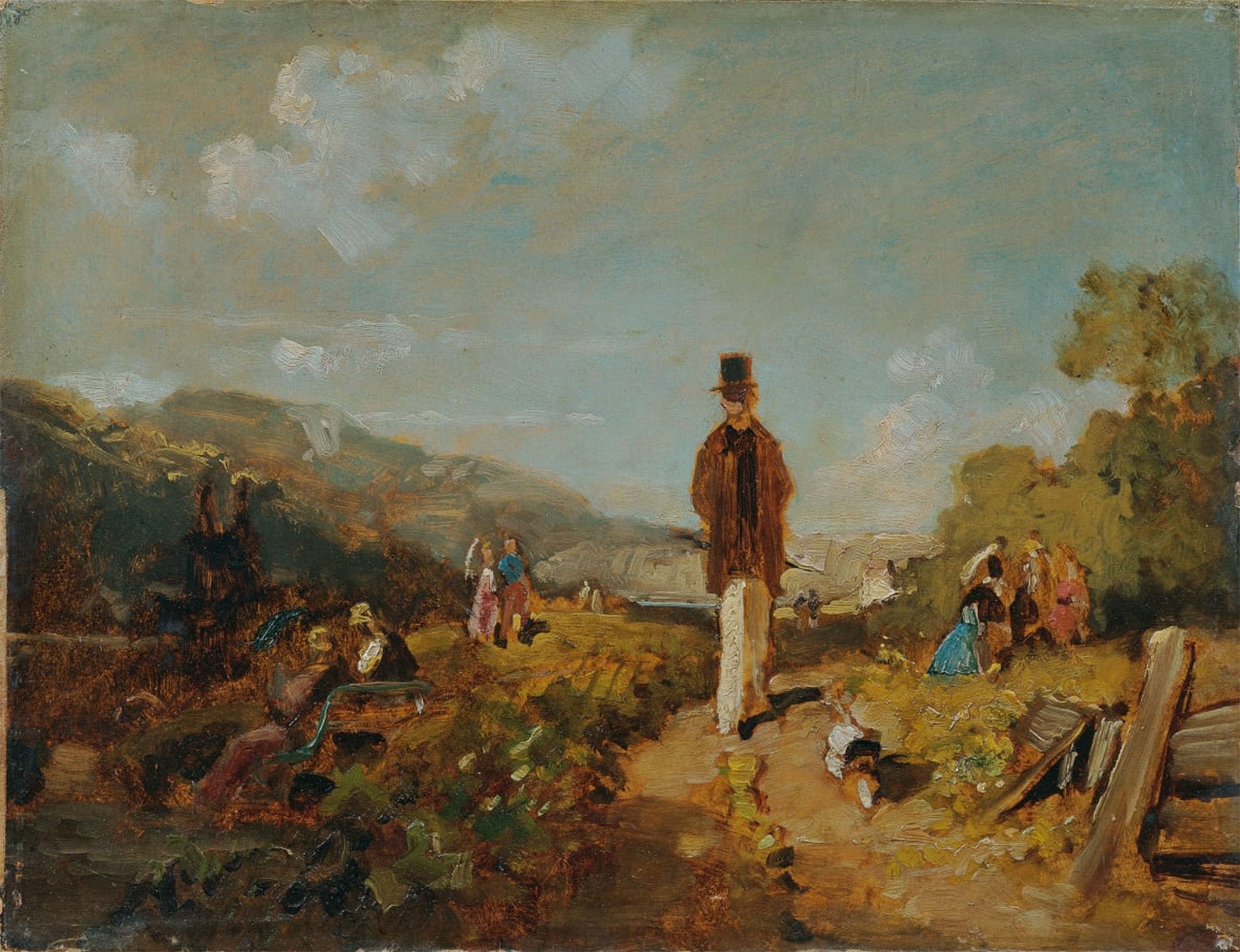 Serendipitp No Frame Vintage Wall Art Canvas Nordic Poster Canvas Print Picture The Hag Pride By Carl Spitzweg Wall Art Poster For Home Decor 60X90cm