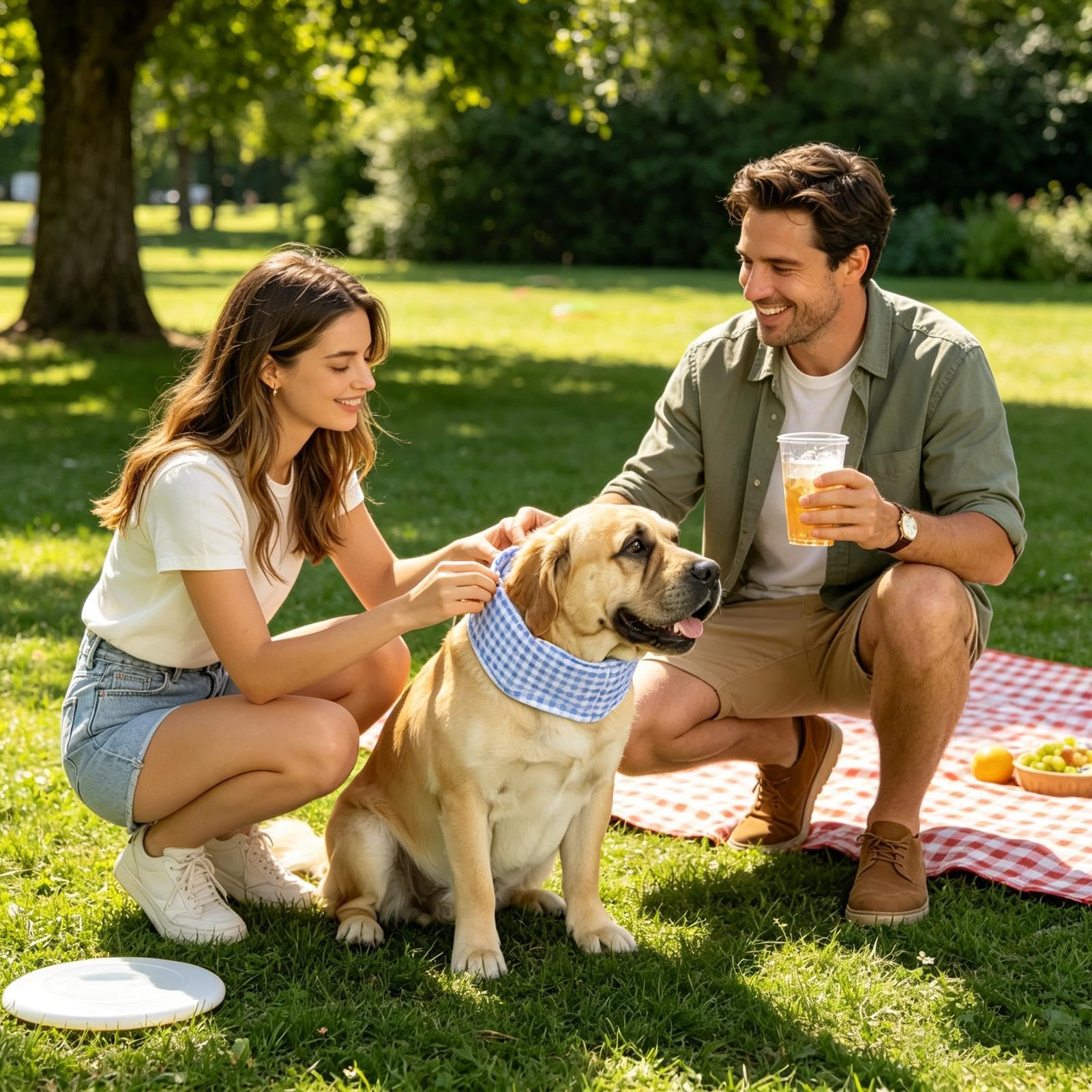 Kühlendes Halstuch-Halsband für Hunde, Outdoor- -Schal, Kältetuch