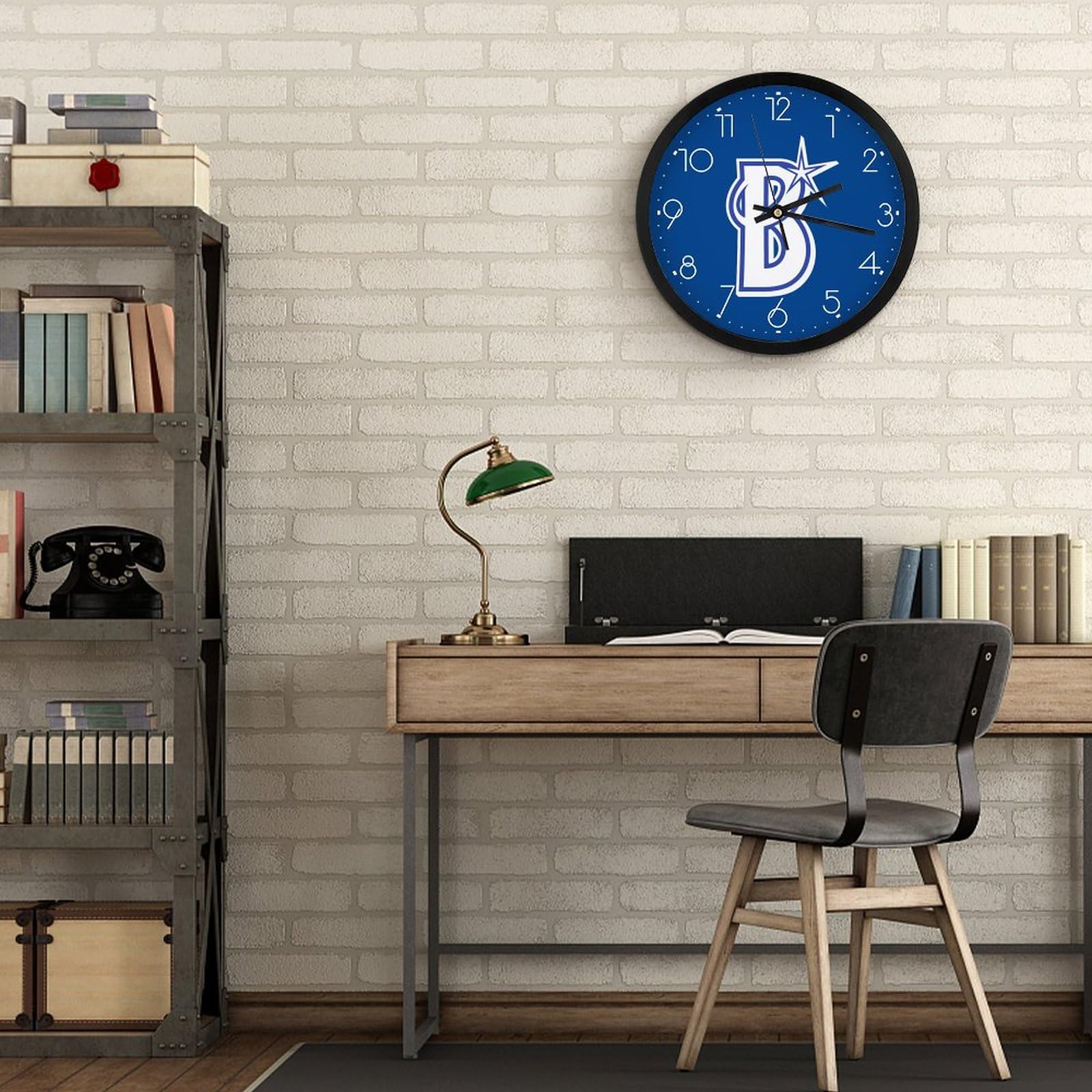 【希少品】横浜 DeNA ベイスターズ 掛け時計 (25cm×25cm×3cm) 希少品】横浜 DeNA ベイスターズ 掛け時計 (25cm×25cm×3cm