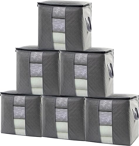 Contenedores de ropa de almacenamiento Bolsas de armario Contenedores grandes Cajas organizadoras Organización de ropa para organizar manta,