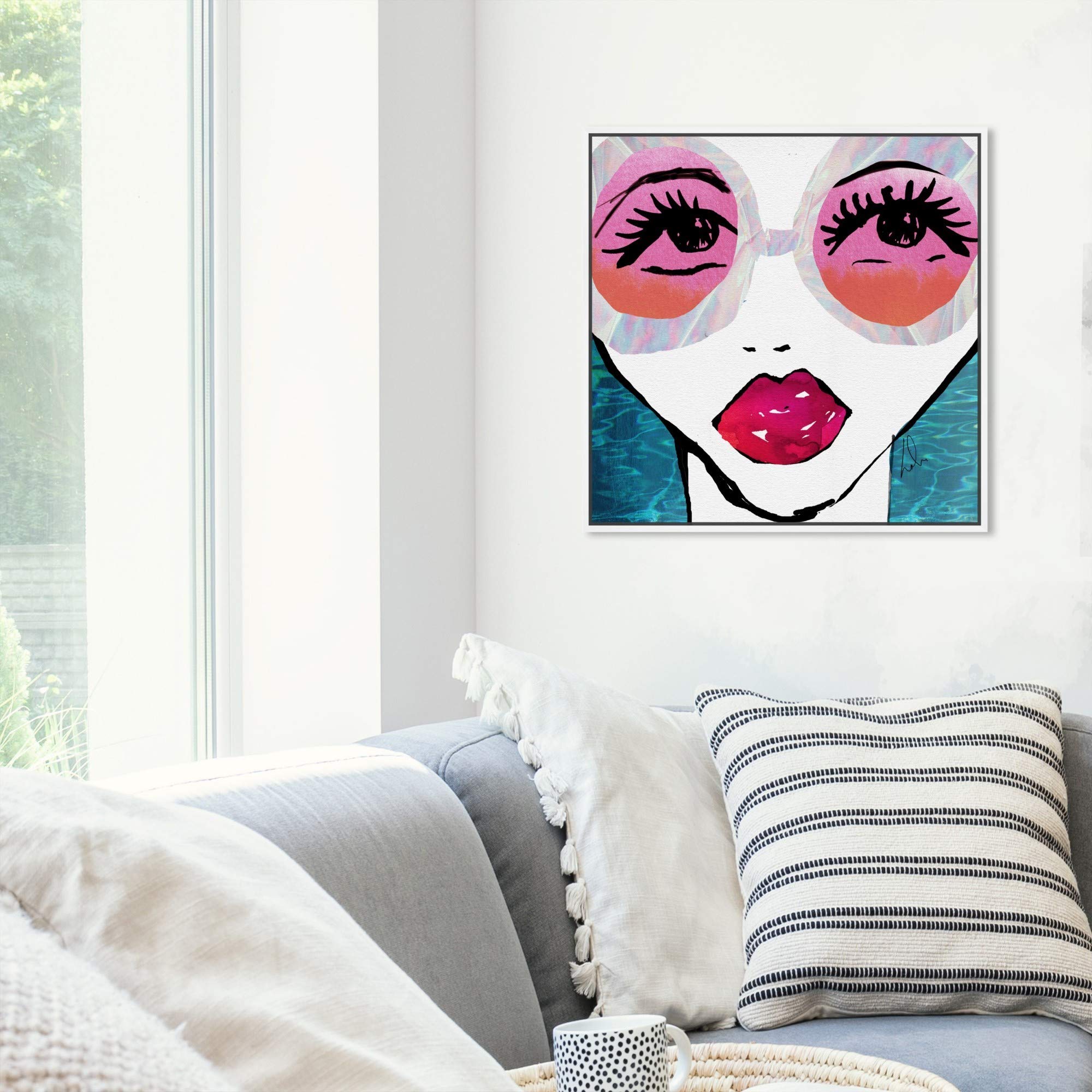 Amazon.com: Fashion and Glam Framed Wall Art Canvas Prints 'Ready