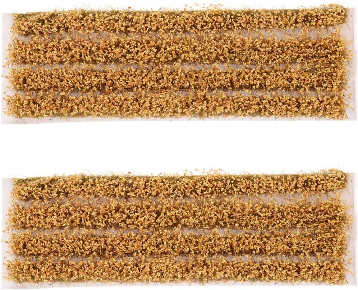 2boxes Miniature Wheat Mat Strips Craft Mini Railway Strip Railroad for Sand Greenery Models : Turf Static Model: Shrubs Tufts Self Diorama Grass Model ： Scene Model, Scenes