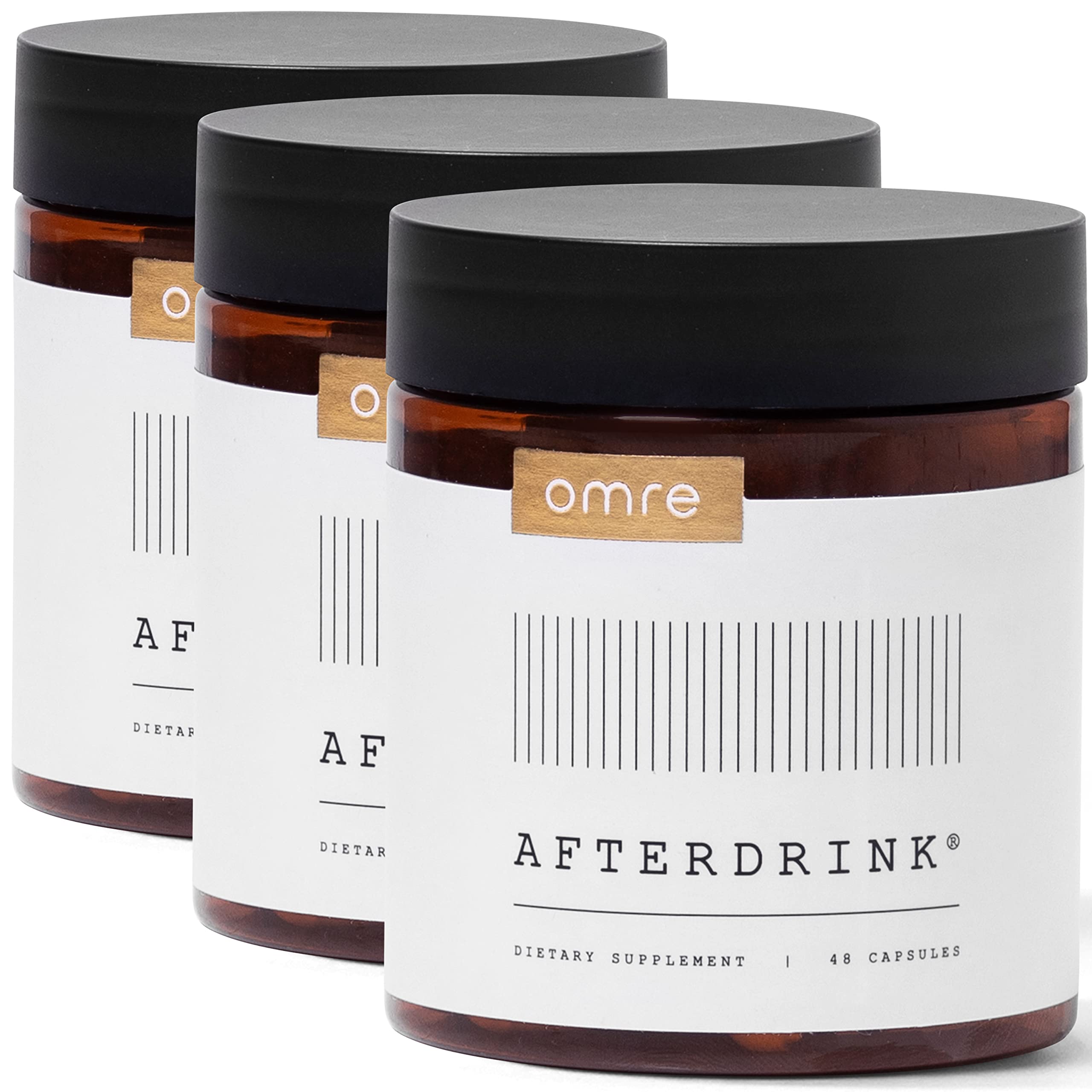 AfterDrink (New Look - Same Formula) | Restore Pills with Milk Thistle, Dihydromyricetin DHM, Vitamin B, Ginger & Other Herbal Extracts, Made in USA (144)