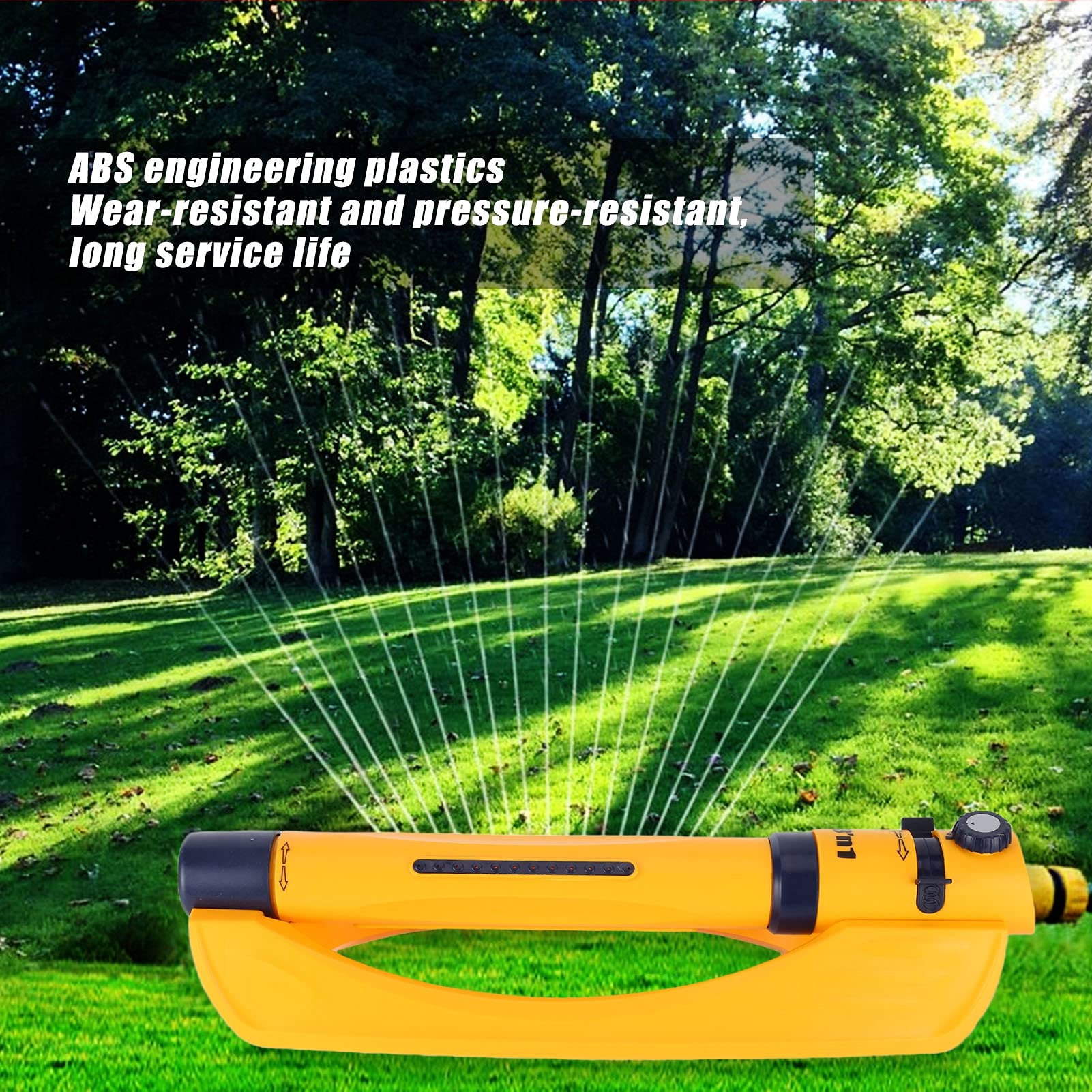 Irrigatore oscillante da giardino, irrigatore automatico per irrigazione per casa, giardino, prato