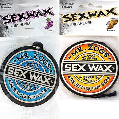Miniatura 3 de Sex Wax Ambientadores de aire, paquete de 6 (aroma a coco de 3 X y aroma a piña de 3 X)