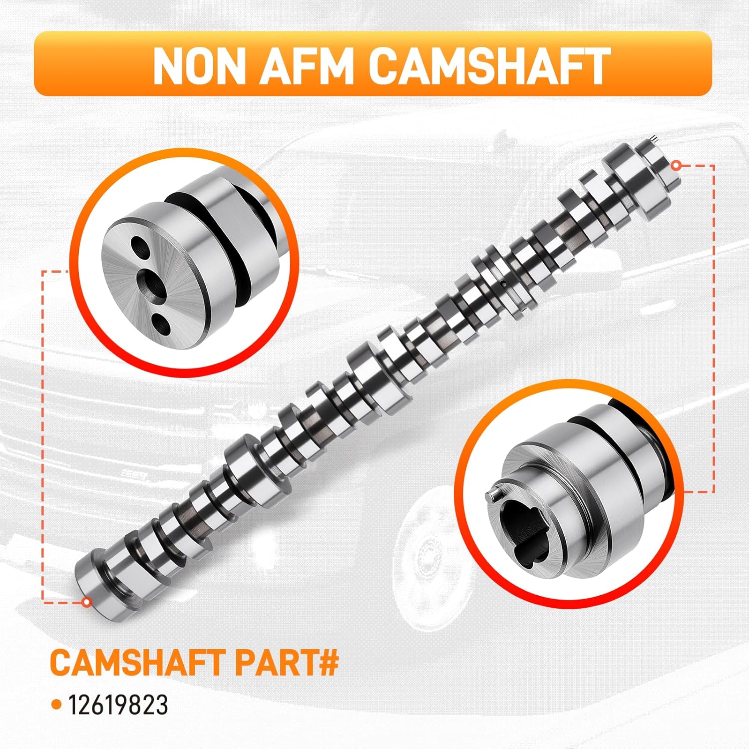 Upgrade AFM DOD 5.3L Camshaft Lifters Kit with Head Gasket Set Compatible with GMC Sierra Yukon, Chevy Silverado Suburban Tahoe 2014-2021 Gen V L83 5.3L Engine Replace# HS26744PT 12619823 12569256