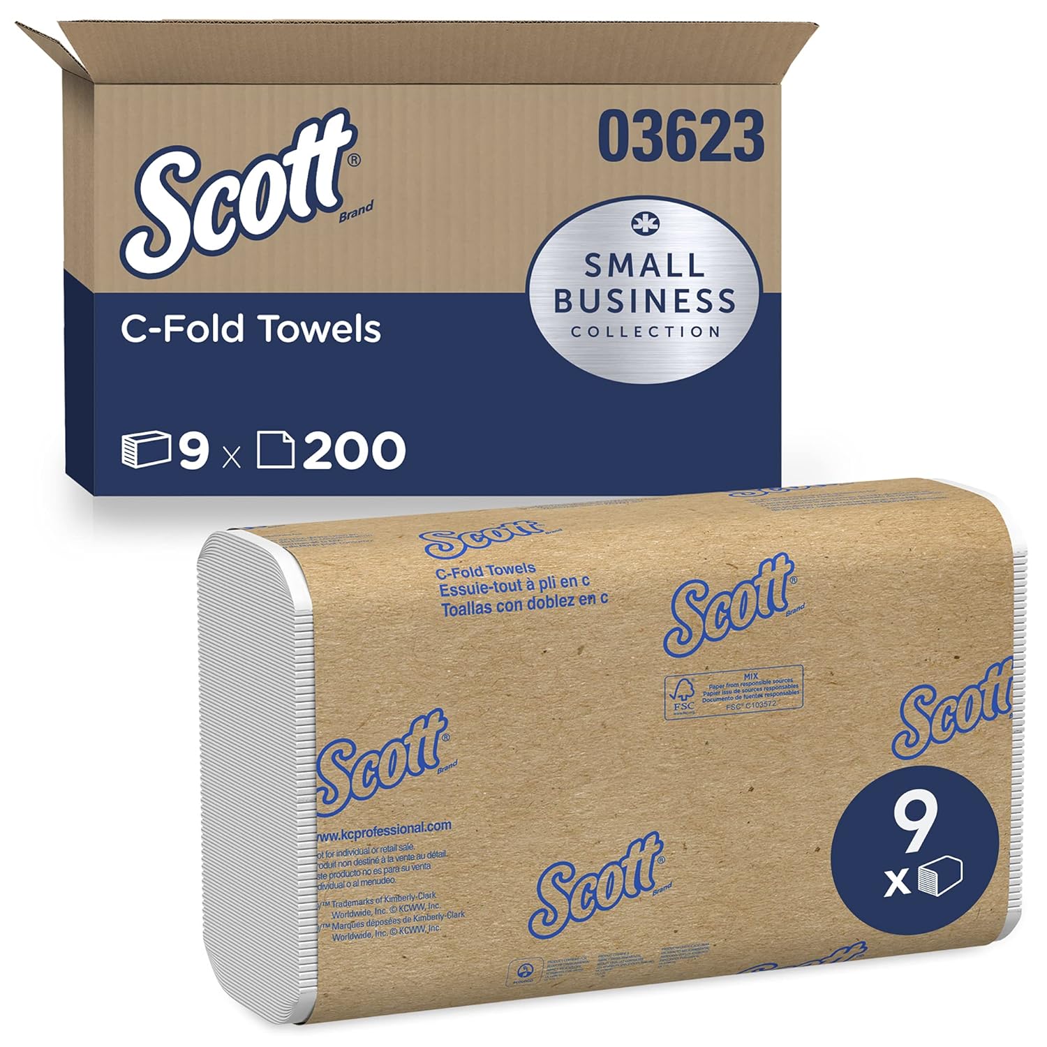 Scott Essential CFold Paper Towels (03623), Absorbency