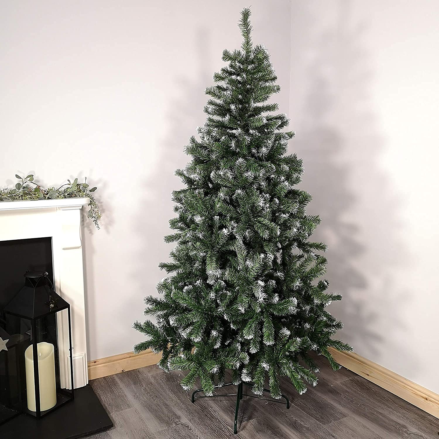 Garden Store Direct Frosted Colorado Chrtistmas Tree - Green, Grey, Black, White, Or Flocked (150Cm (5Ft), )