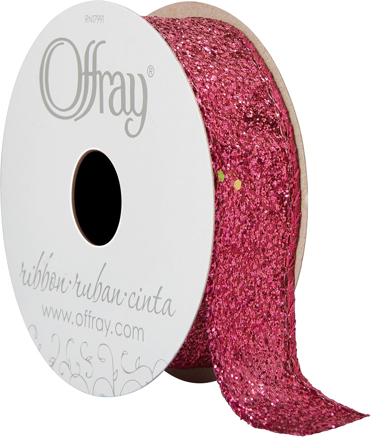 Offray Metallic Gold Craft Ribbon - 7/8-Inch X 9-Feet Web Ribbon (Pack Of 2 Spools)