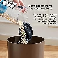 Vista 3 de Eureka NEU10AE5 Potente aspiradora vertical sin bolsa para alfombras y pisos, aspiradora ultraligera AirSpeed, con filtro de repuesto, color azul