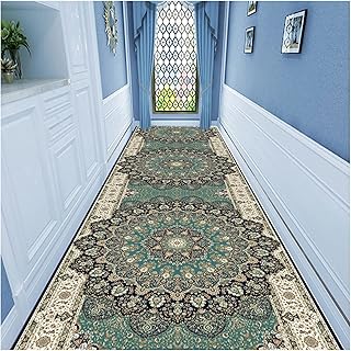 Traditional Hallways Carpet Runner, Non Slip Washable Floor Mat Area Rugs, Easy to Clean, 10ft/12ft/16ft/17ft/18ft/20ft Long ( Size : 80x300cm(2.6ftx10ft) )