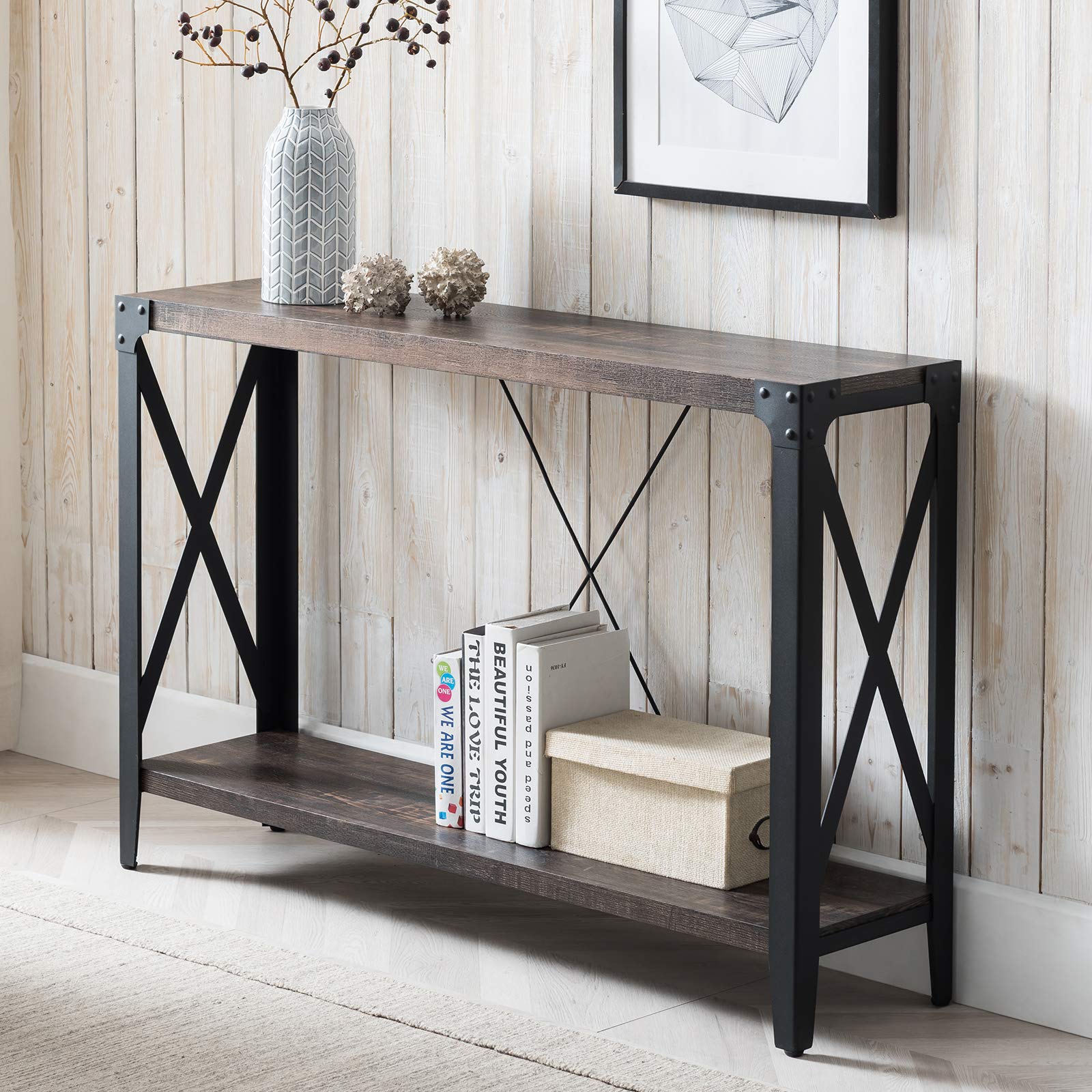 OKD Console Tables for Entryway, Hallway Table, 2Tier Entrance Tables