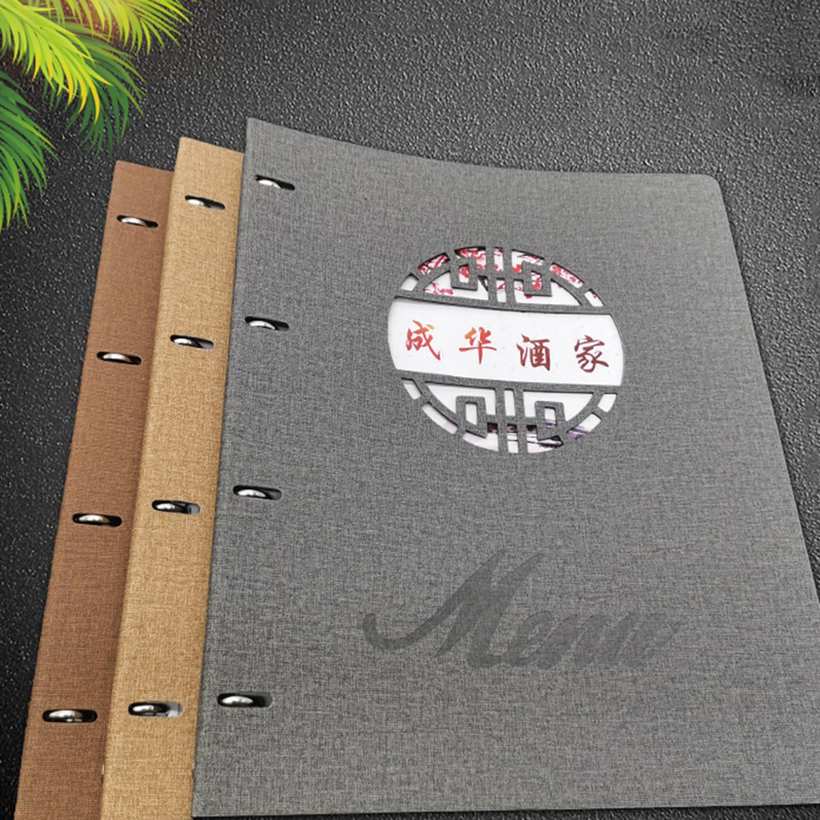 Porta Menus Restaurante,Funda para Cartas De Restaurantes,Protectores De Menu,FáCil De Limpiar,Ahuecar,Posibilidad De AñAdir Insertos,Funda para Cartas CafeteríAs Restaurantes
