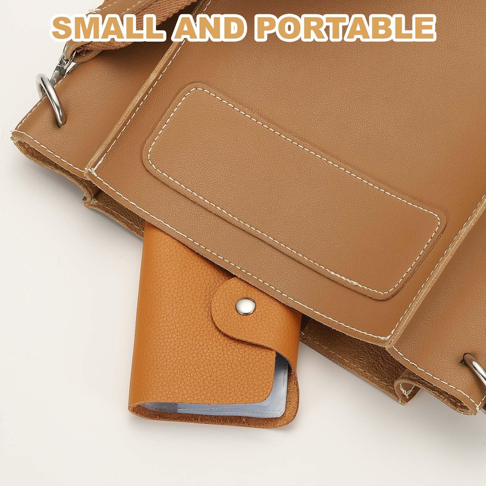 QUARKZMAN 2 Piezas De Portatarjetas De Cuero Organizador De Tarjetas De Visita Estuche Delgado Para Tarjetas De Identificación Monedero De Bolsillo Protector Con 24 Ranuras Rojo Rosa